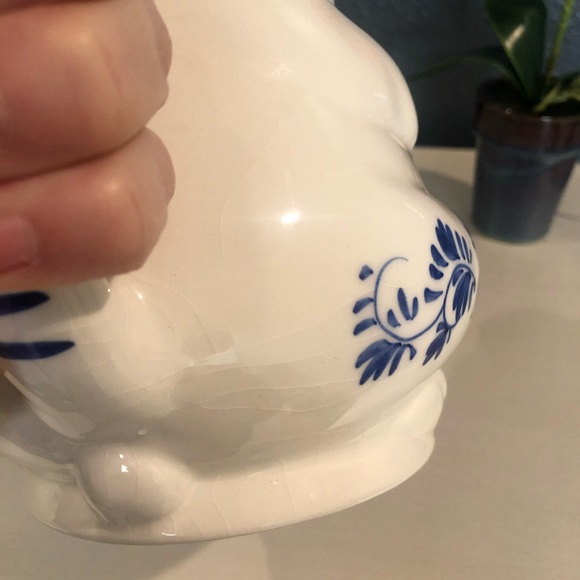Vintage - Hand painted Delft Pitcher - Picture 3 of 9
